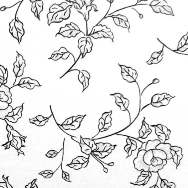 ткань Рулонные шторы Мини Китайская роза Черный_1908