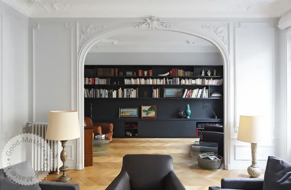 Шторы в квартире современной француженки: простота и шик в одном флаконе