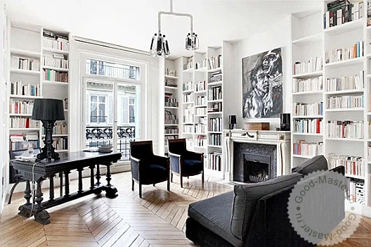 Шторы в квартире современной француженки: простота и шик в одном флаконе